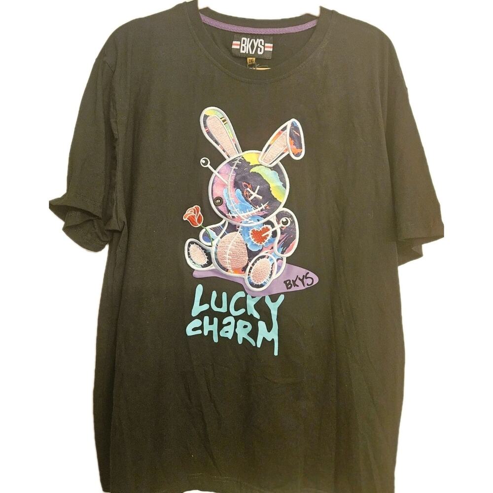 BKYS Tshirt Men's 2XL Black Lucky Charm